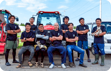 未来を担う前山の若手メンバー
